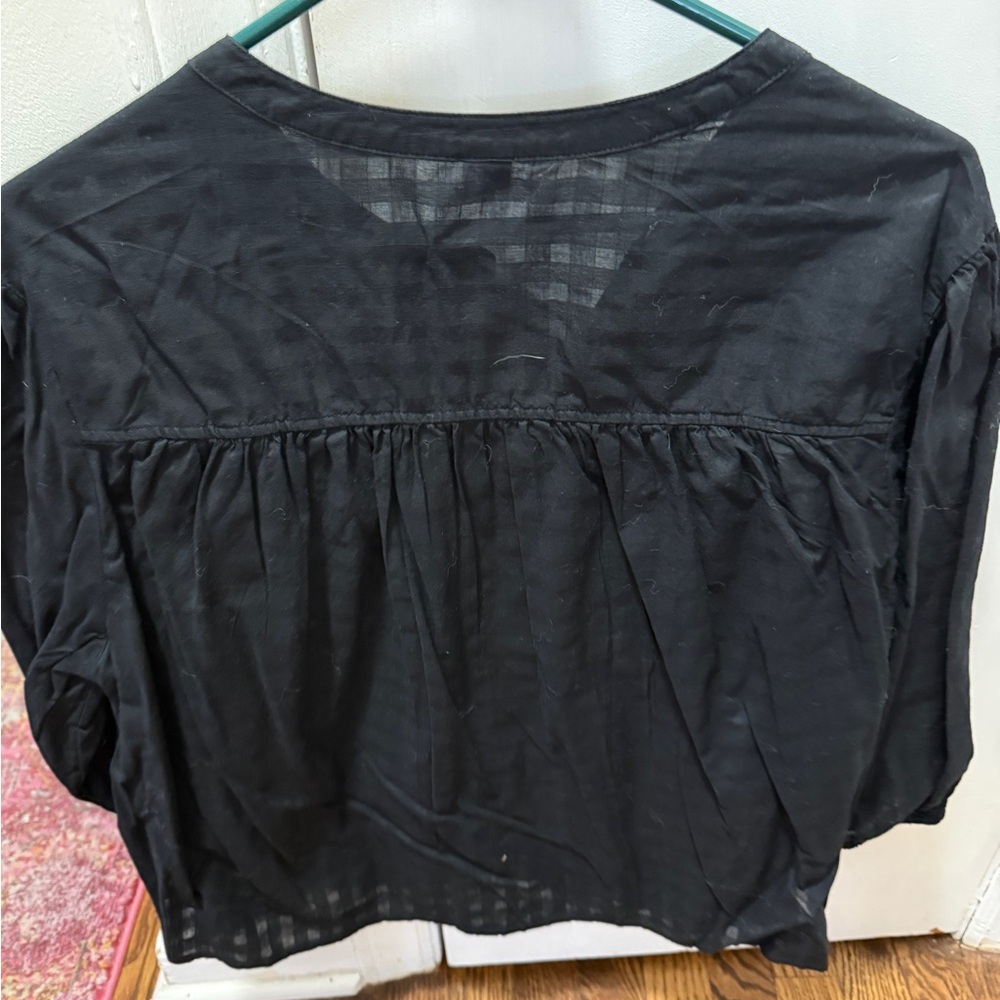 Old Navy black button down - image 2